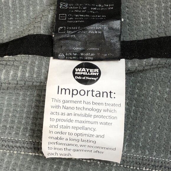 Dale of Norway Womens White Full Zip Weatherproof Nano Cardigan Sweater Size XL - Picture 10 of 14